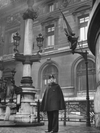 Policeman Standing Outside Not Far from the Opera House