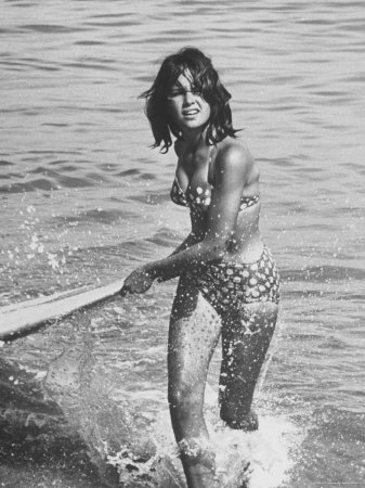Surf Rider Returning After Surfing