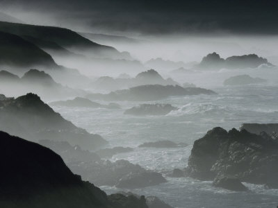 Buy Surf Pounding the Shore of Big Sur at AllPosters.com