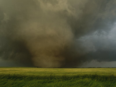 Buy An F4 Category Tornado Travels Across a Field at Great Speed at AllPosters.com