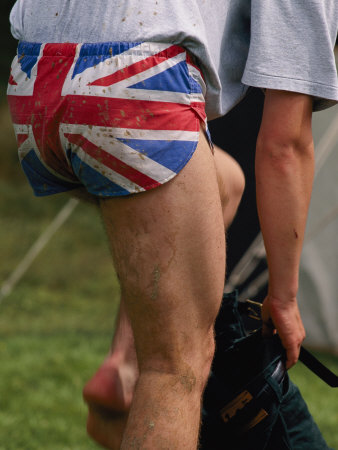 Buy An English Athlete Shows off His Patriotic Underwear at AllPosters.com