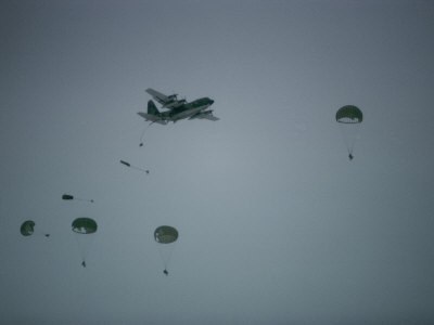Buy Soldiers Parachute from a Plane During a Training Exercise at AllPosters.com
