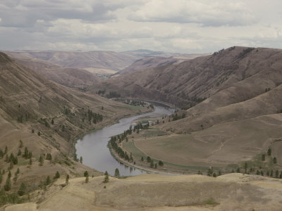 Buy View of the Clearwater River Running Through the Nez Perce Reservation at AllPosters.com