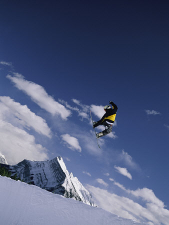 Buy Snowboarding at Mount Norquay in Alberta at AllPosters.com