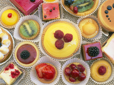 Buy Desserts are Laid out on a Table at AllPosters.com