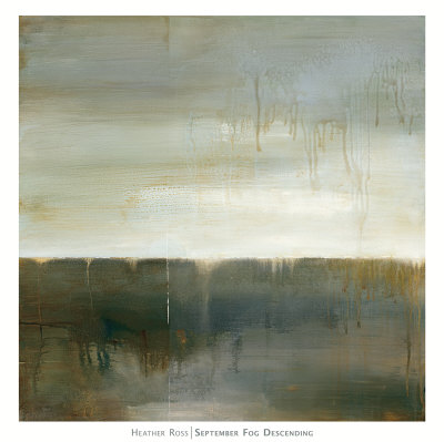 September Fog Descending Art Print