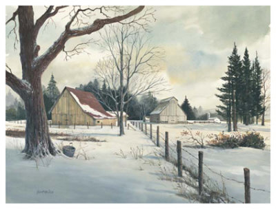 Winter Barn