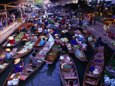 Buy Floating Market, Damnoen Saduak, Ratchaburi, Thailand at AllPosters.com
