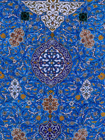 Mosaic Detail at Abul Al Fadhil Al Abbasi Shrine, Karbala, Karbala, Iraq