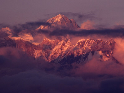 Annapurna 11 at Sunset, Gandaki, Nepal