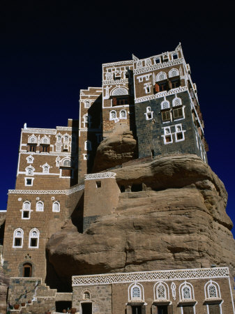 Rock Palace, Dar Al-Hajar, Wadi Dhahr, Yemen