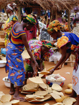 Buy Women at Friday Market, Vogan, Togo at AllPosters.com