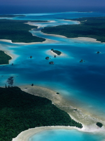 Aerial View of Isle of Pines, L