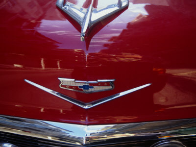 Bonnet of 1956 Chevrolet, Aleppo, Halab, Syria