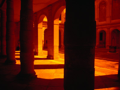 Arches and Walkways of Villa Pisani, Venice, Italy