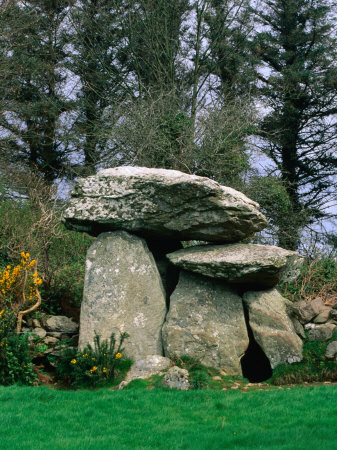 Knockeen Dolmen Near Waterford City, Munster, Ireland