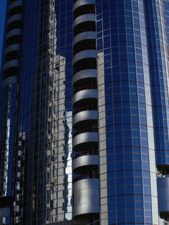 Modern Architecture on Corniche, Abu Dhabi, United Arab Emirates