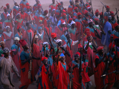 Buy Regiment in Uniform Celebrates the Durbar Festival of Kano, Kano, Nigeria at AllPosters.com