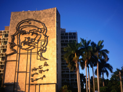 Sculpture of Che Guevara in the Plaza De La Revolucion, Havana, Cuba
