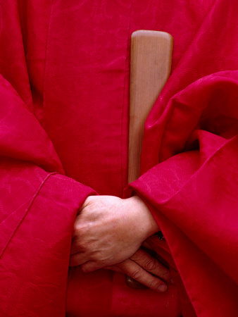 Head Monk of the Karnigyo-Ku Matsuri Shrine, Kyoto, Kinki, Japan,