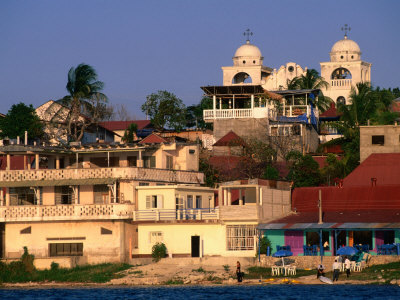 Buy Lakeside Buildings, Flores, Guatemala at AllPosters.com