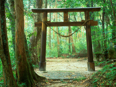 Mountain Shrine, Yakushima, Kagoshima, Japan