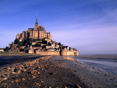 Mont St. Michel Island Fortress, Normandy, France