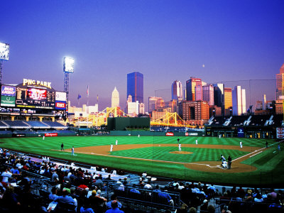 Baseball Game at Heinz Stadium, Pittsburgh, Pennsylvania, USA Poster