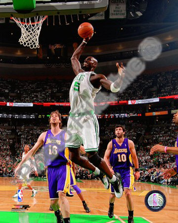 Kevin Garnett, Game 1 of the 2008 NBA Finals; Action #1 Poster