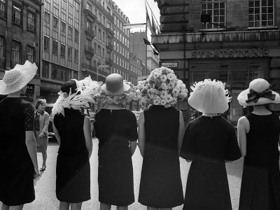Mad as a Hatter: Mannequins Modelling Hats for the 1966 Royal Ascot Festival, May 1966