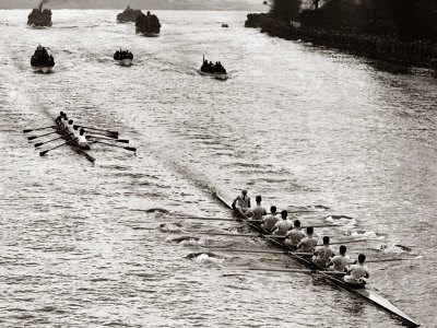 Buy Rowing, Oxford V Cambridge Boat Race, 1928 at AllPosters.com