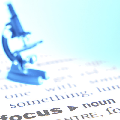 Microscope Sitting on Definition of Focus