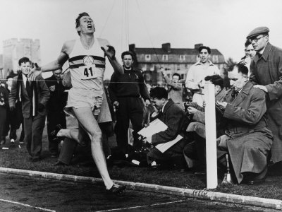 Buy R. Bannister Runs Mile at AllPosters.com