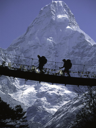 Buy Bridge in Ama Dablam, Nepal at AllPosters.com