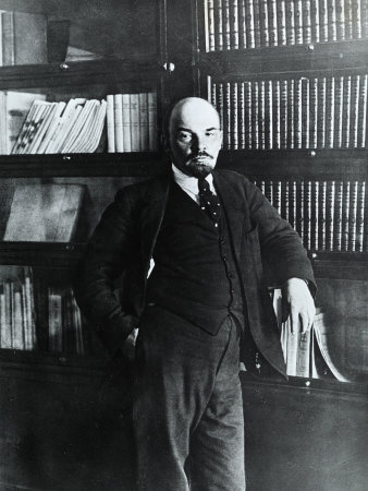 Portrait of Lenin in His Study