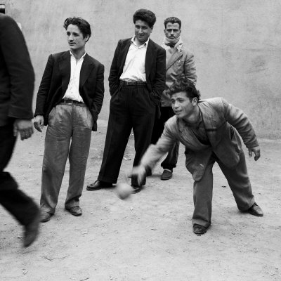 Men Playing Bocce in San Giovanni in Fiore