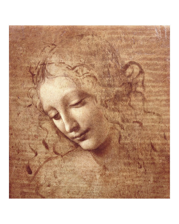 Buy Female Head (La Scapigliata), c.1508 at AllPosters.com