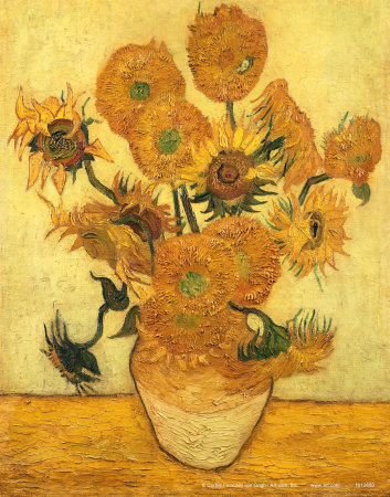 Vase of Fifteen Sunflowers, c.1889