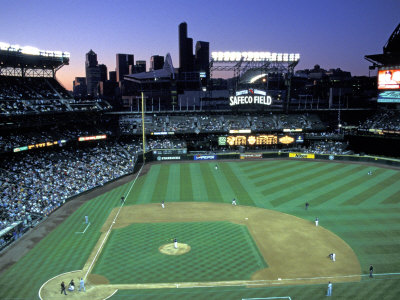 Safeco Field, Home of the Seattle Mariners, Seattle, Washington, USA Poster