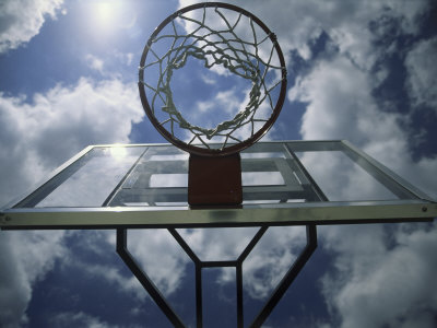 Buy Low Angle View of a Basketball Net at AllPosters.com