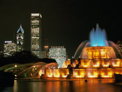Buckingham Fountain, Grant Park, Chicago, Illinois, USA