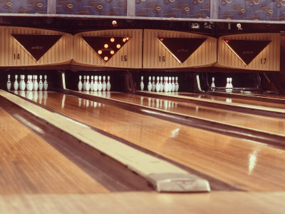 Highly Polished Bowling Lanes