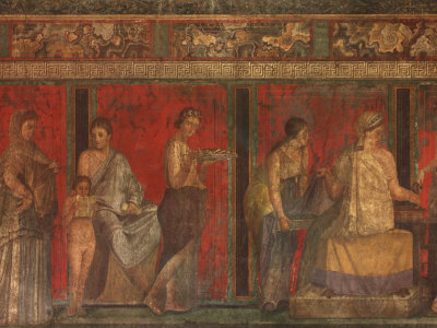 Villa of the Mysteries Pompeii Italy
