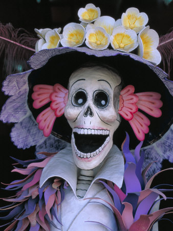 Skeletons, Day of the Dead, Paper Mache Sculpture, Oaxaca, Mexico