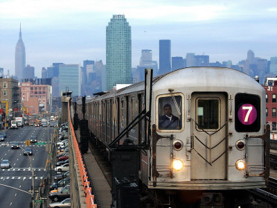 Buy The Number 7 Train Runs Through the Queens Borough of New York at AllPosters.com