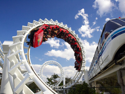 Rollercoaster, Sea World, Gold Coast, Queensland, Australia