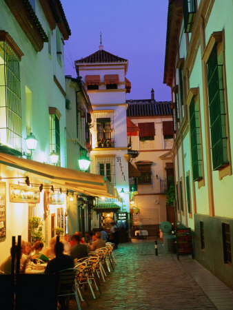 People Dining Al Fresco, Sevilla, Spain