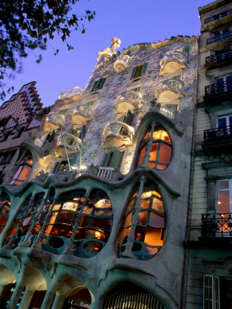 Casa Batllo, Exterior, Barcelona, Spain