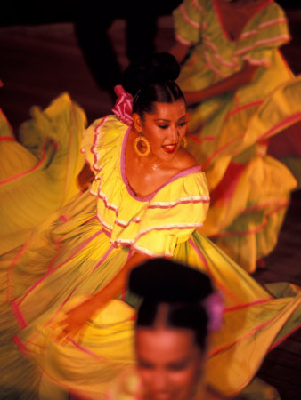 Floor Show at Xcaret, Riviera Maya, Mexico