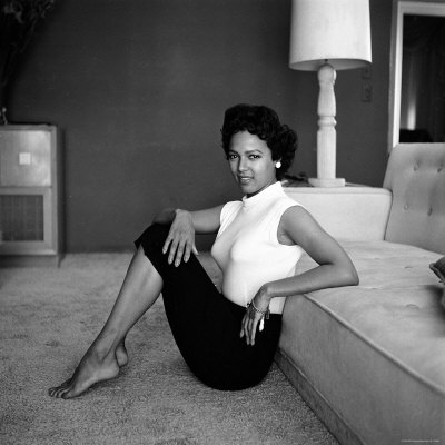 Casual Portrait of Actress Dorothy Dandridge at Home